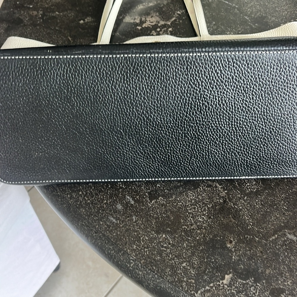 Tory Burch Black and White Tote Bag - Picture 8 of 14